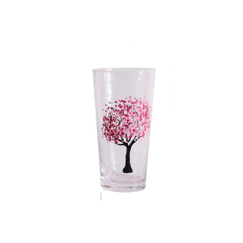 Cherry Blossom Tall Glass Cup