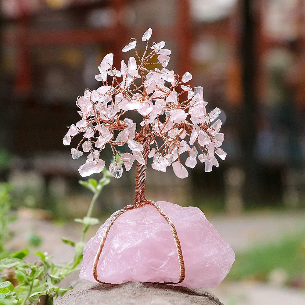 Rose Quartz Money Tree