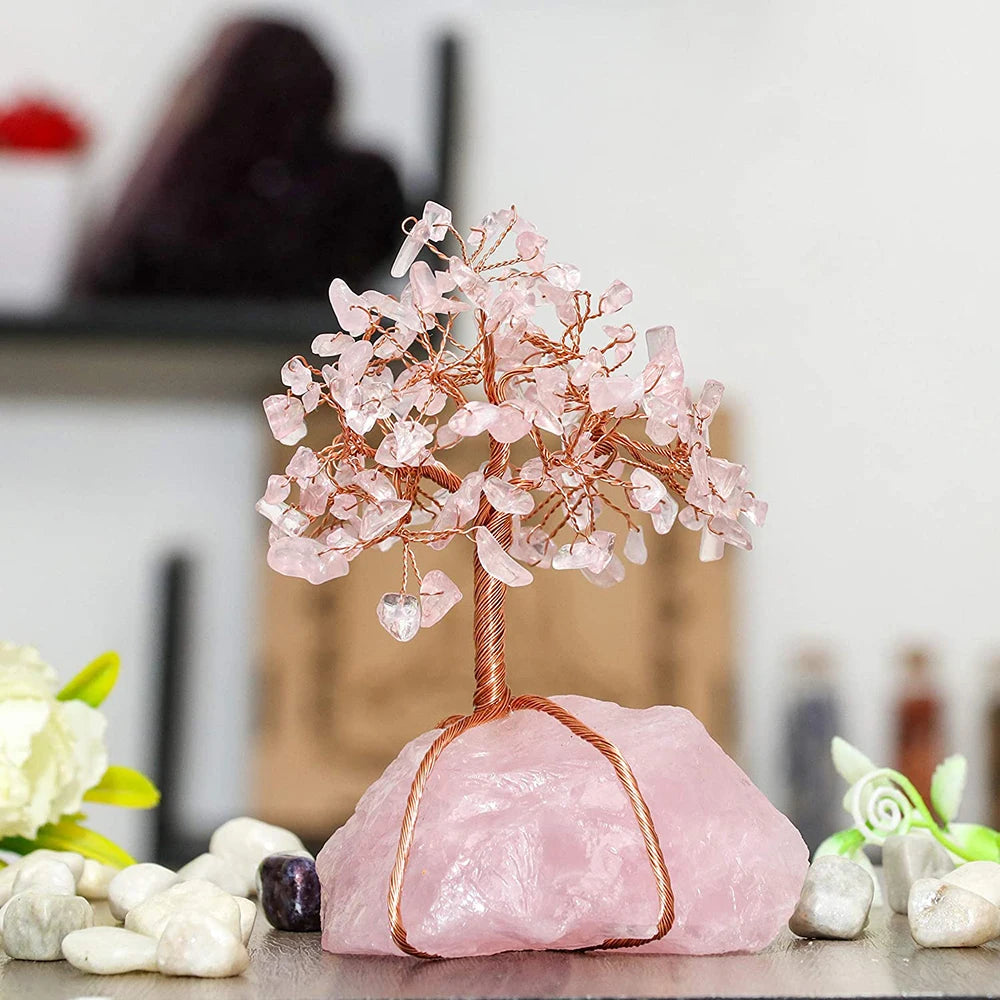 Rose Quartz Money Tree