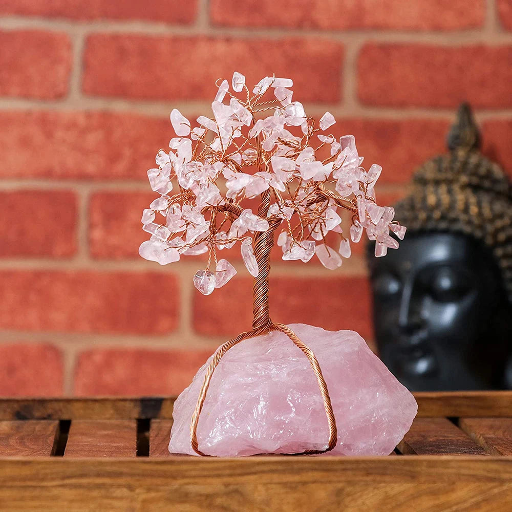 Rose Quartz Money Tree