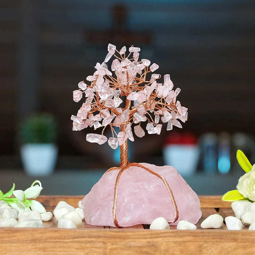 Rose Quartz Money Tree