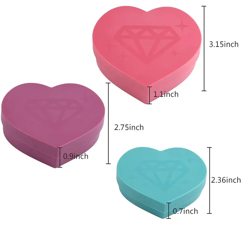 Heart Diamond Painting Trays (3 Pc)