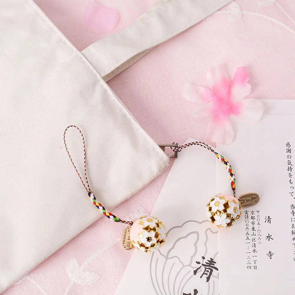 Sakura Goodluck Charm Keychain