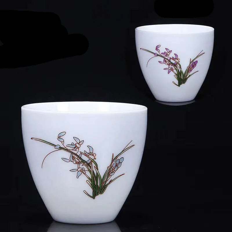 4 Piece Color Changing Ceramic Teacups