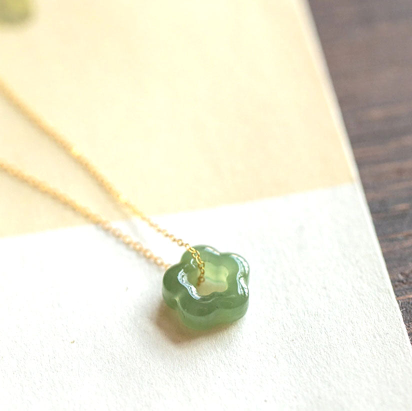 Cherry Blossom Jade Necklace