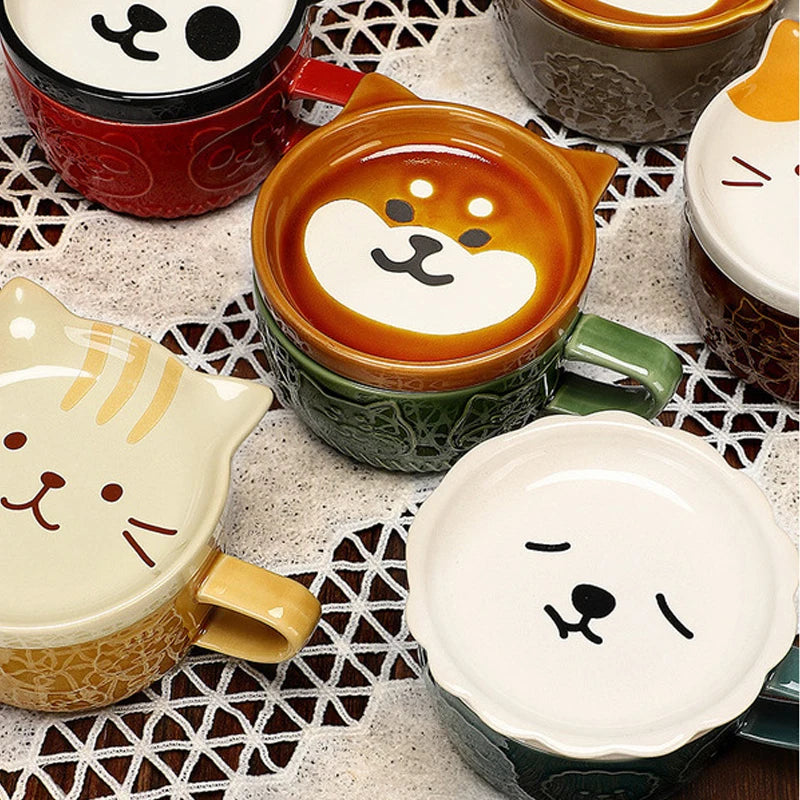 Animal Saucer Mug