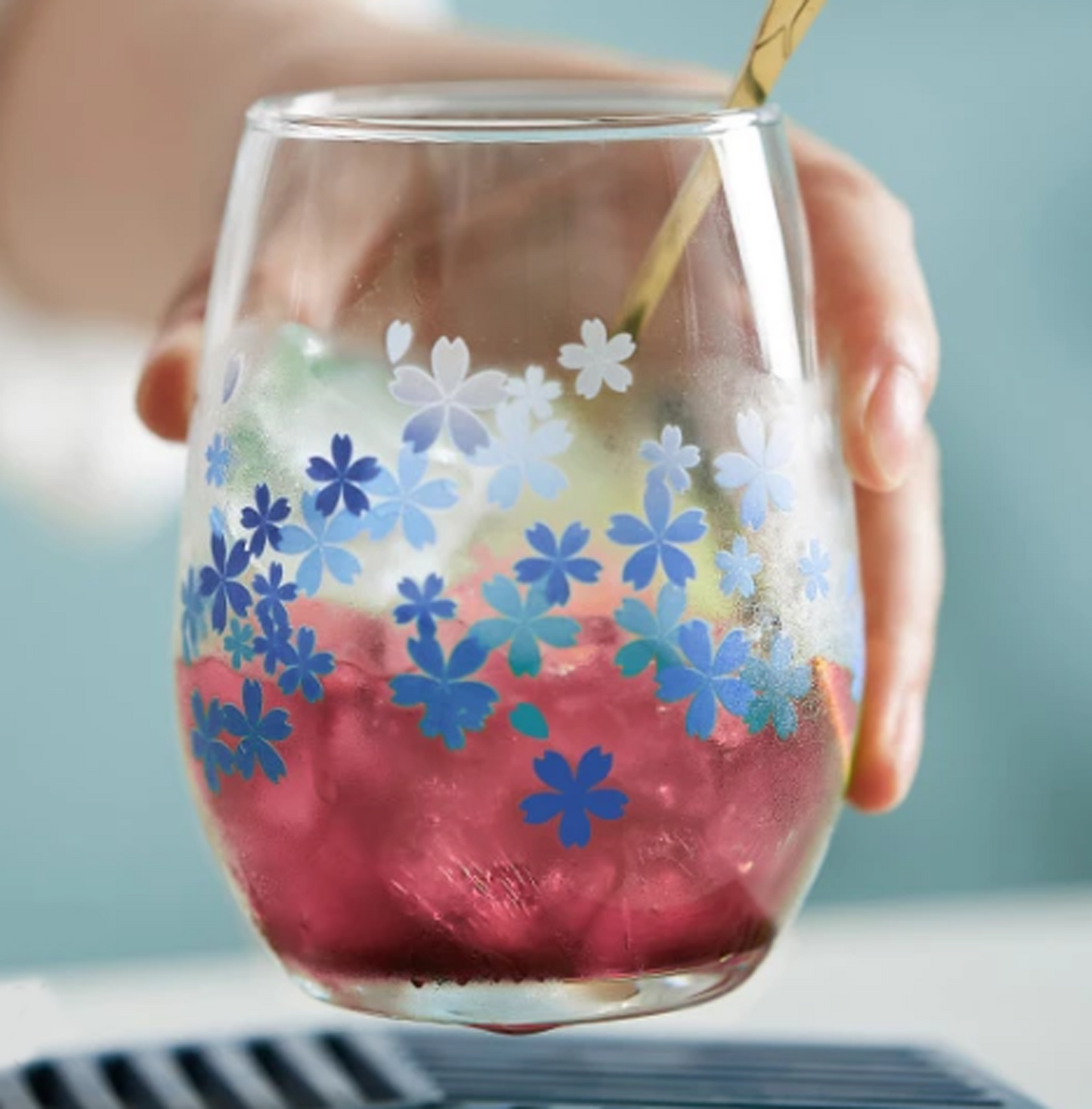 Magic Sakura Glass Cup