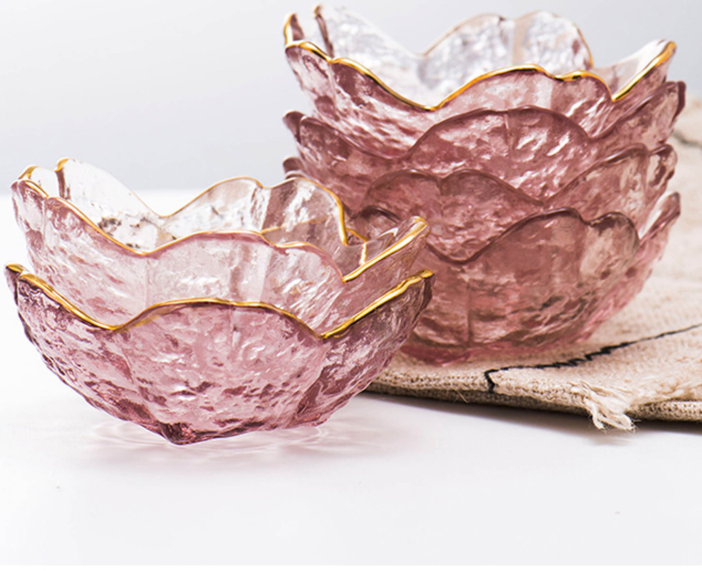 Sakura Crystal Glass Bowl