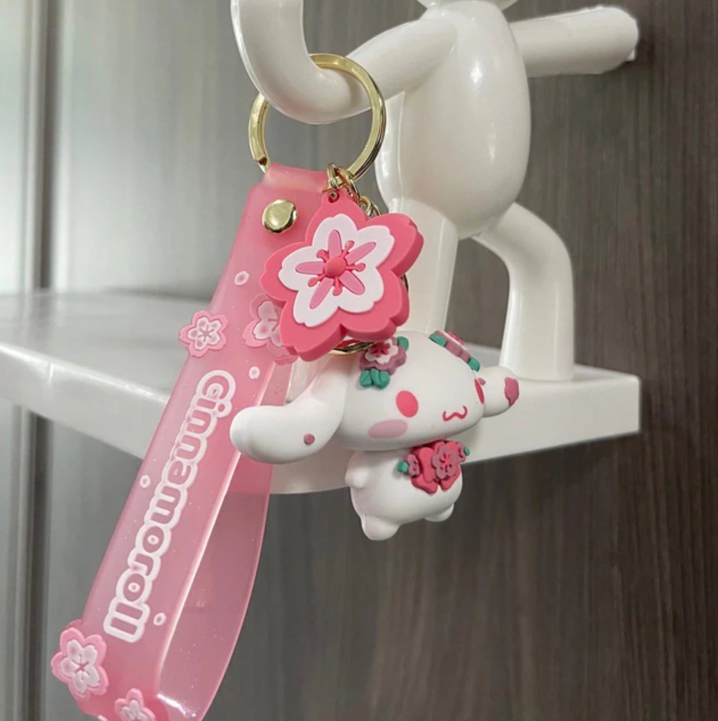 Sakura Kitty Keychain