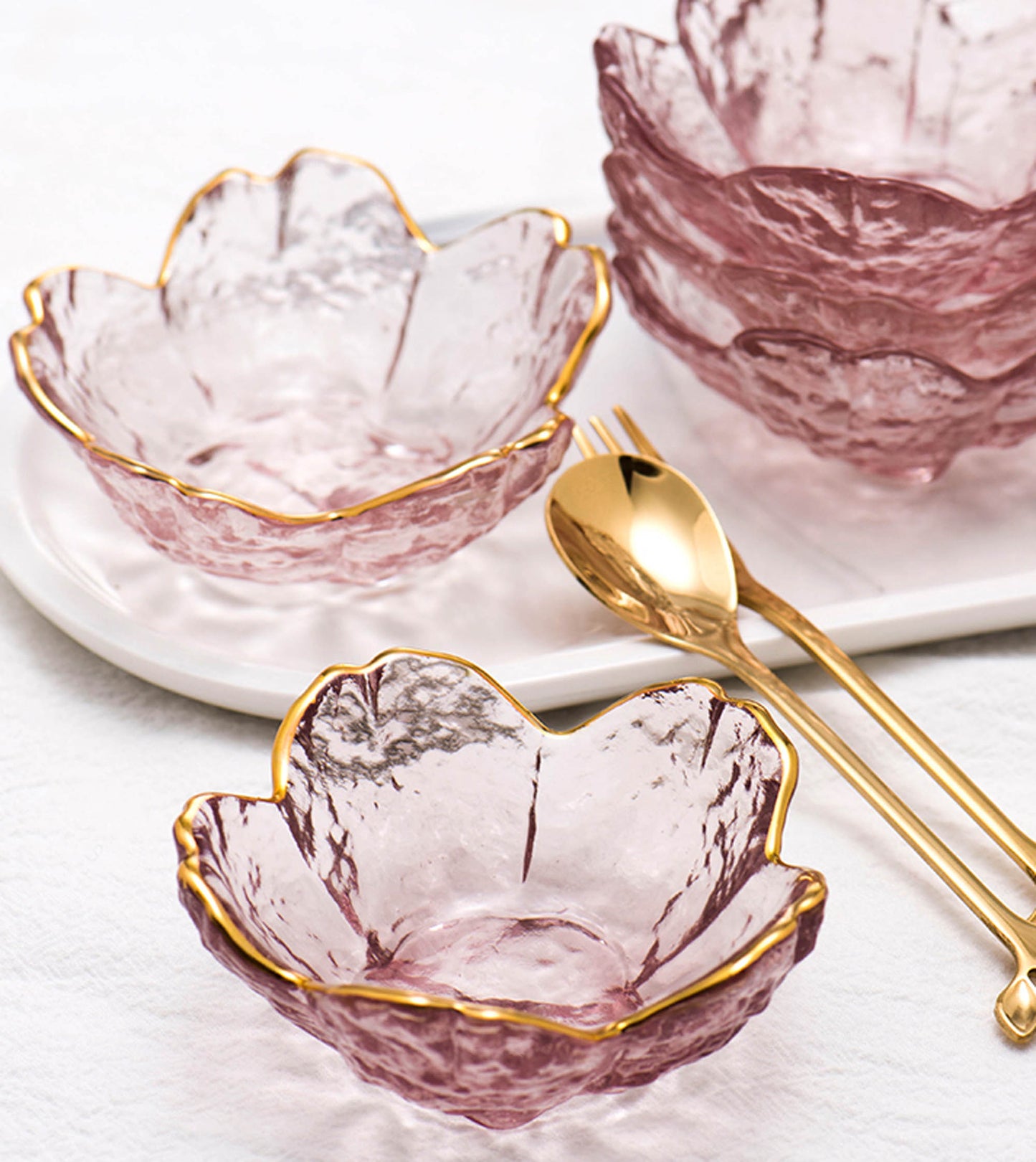Sakura Crystal Glass Bowl
