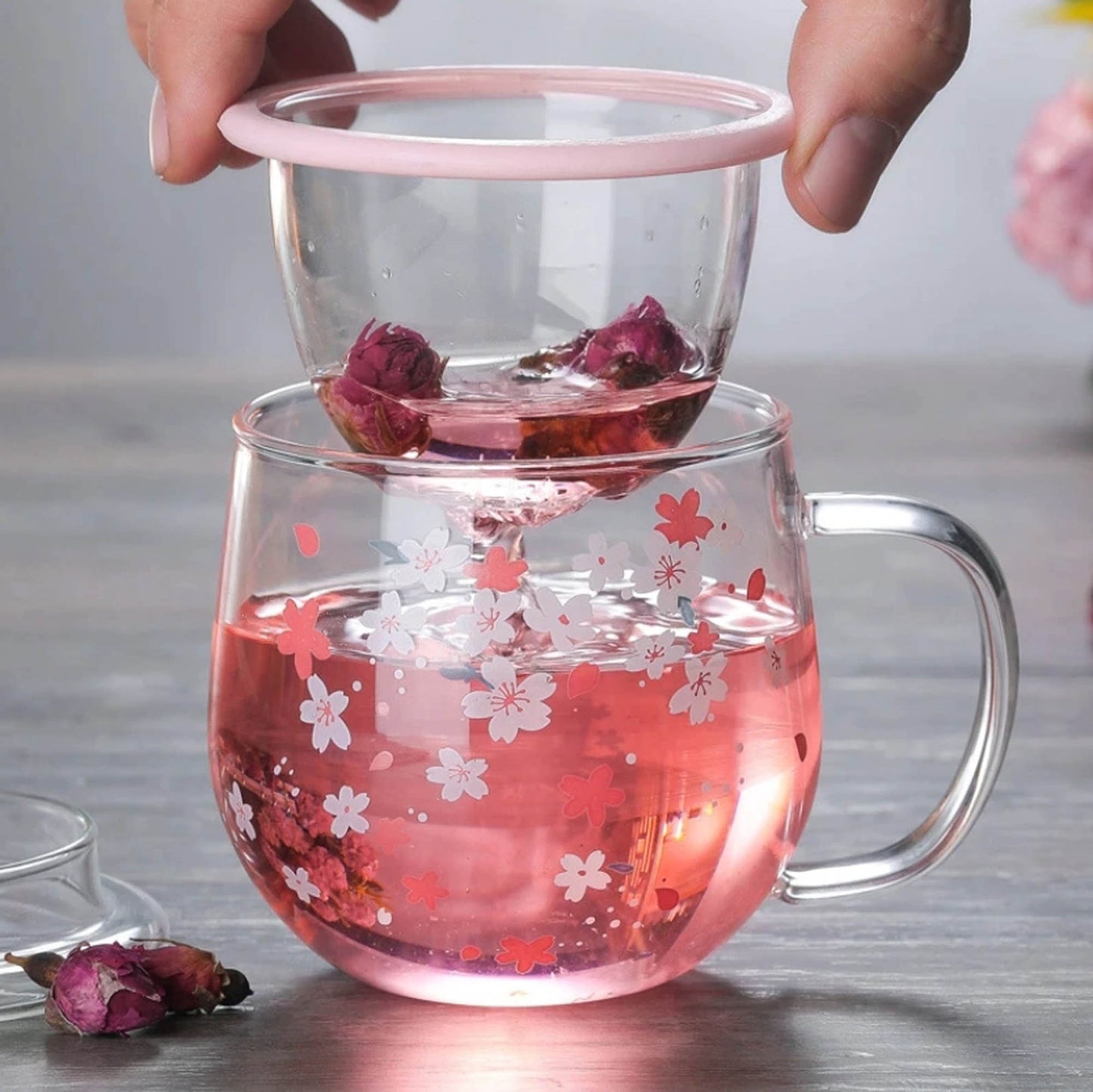 Sakura Glass Mug