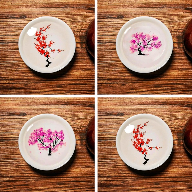 Magic Sakura Cherry Blossom Sake Cups (Set of 4)