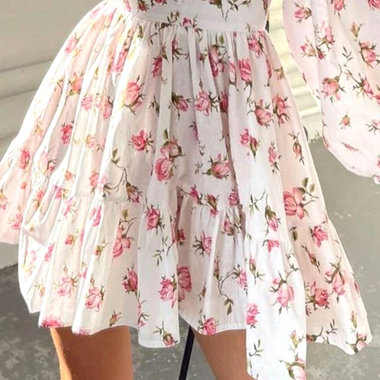 Floral Lace Spring Dress