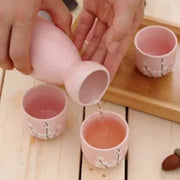 Sakura Sake Pourer & Cup Set