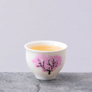 360 ° Rotating Sakura Tea Pot Portable Travel Tea Set