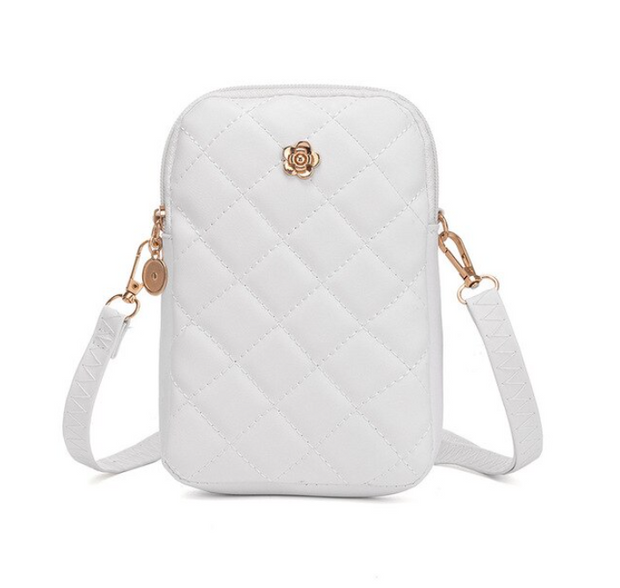 Sakura Quilted Crossbody Purse