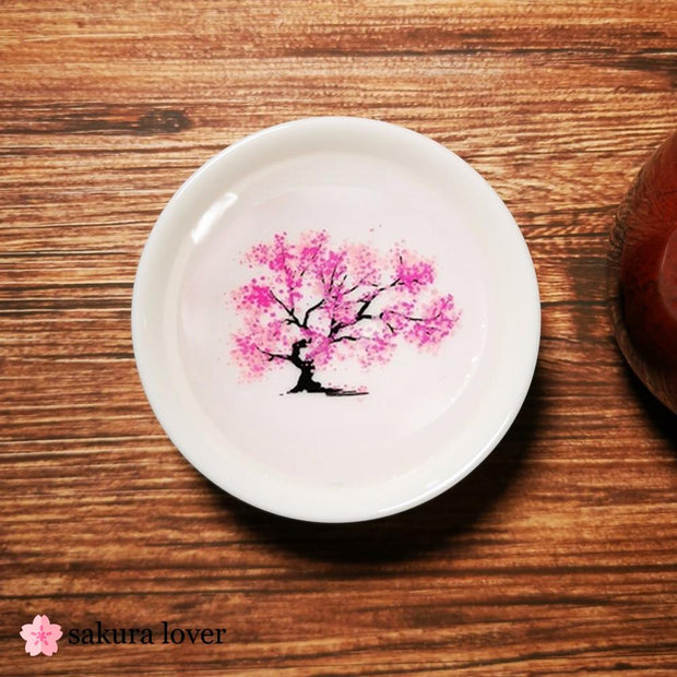 Magic Sakura Cherry Blossom Sake Cup-sakuralover cherry blossom color changing thermal magic sakura cup bowl floral sakazuki Sakura Lover authentic