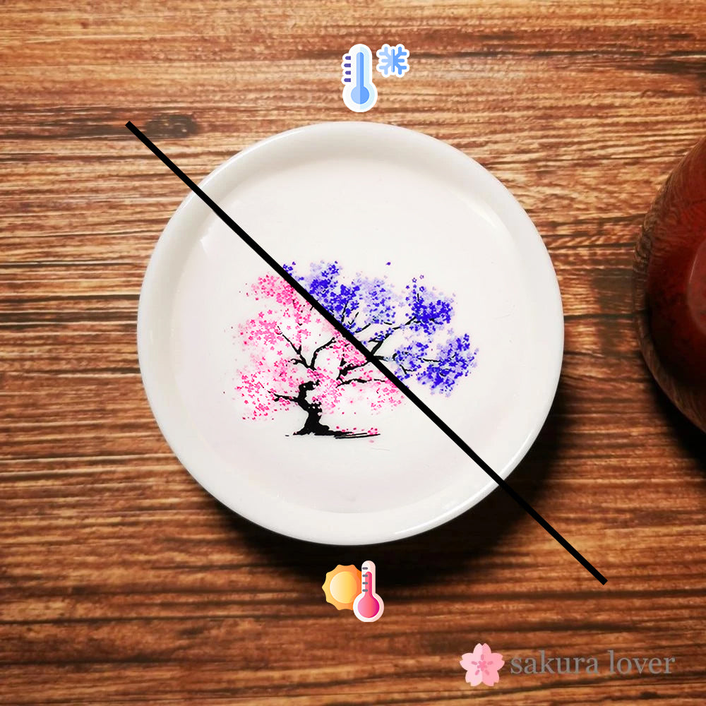 Magic Sakura Cherry Blossom Sake Cup (Set of 3)