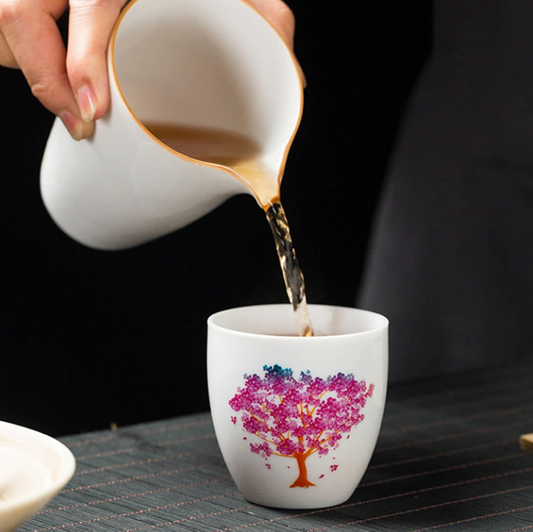 Magic Sakura Tea Cup