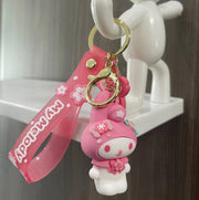 Sakura Kitty Keychain