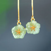 Jade Sakura Earrings