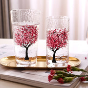 Cherry Blossom Tall Glass Cup