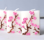 Cherry Blossom Rectangle Candle