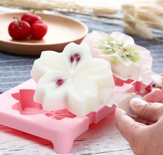 Sakura Ice Cream Popsicle Mold