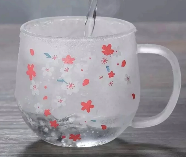 Sakura Glass Mug
