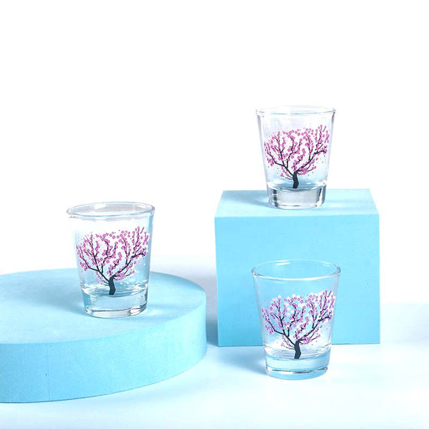Magic Sakura Shot Glass