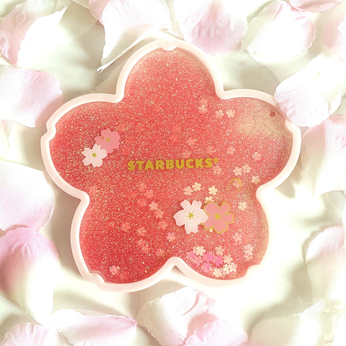 Sakura Glitter Coaster