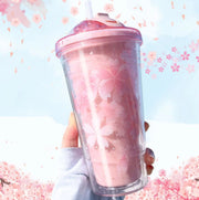 Sakura Straw Tumbler
